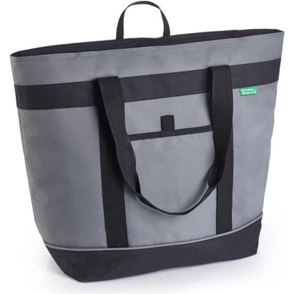 Jumbo Insulated Cooler Bag (Gray) with HD Thermal Insulation-Premium,Collapsible - Picture 1 of 6